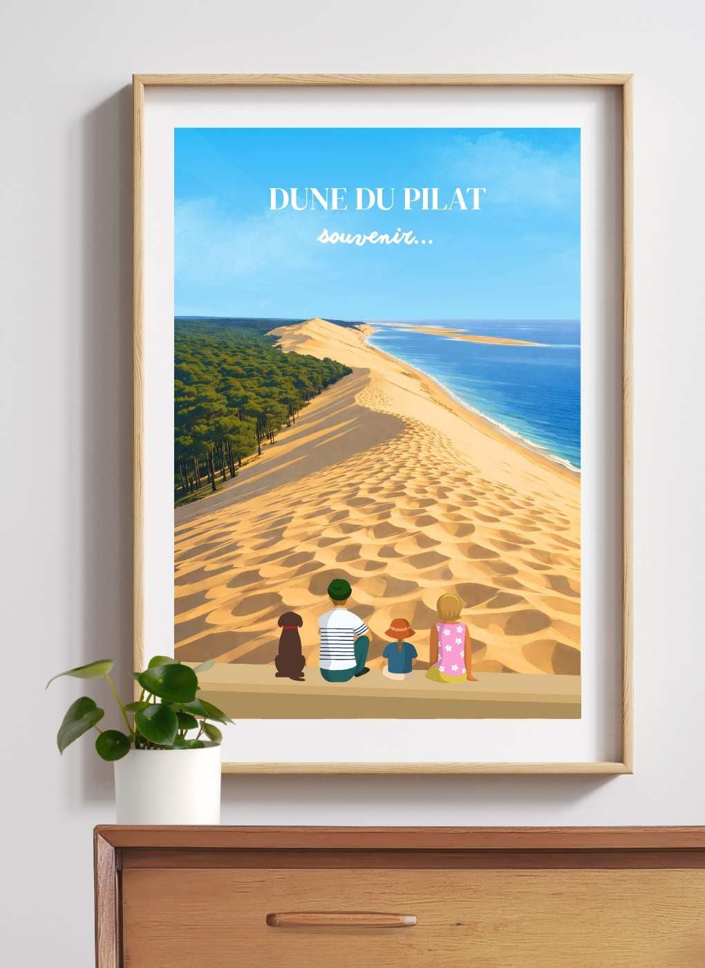 DUNE DU PILAT - Affiche personnalisée