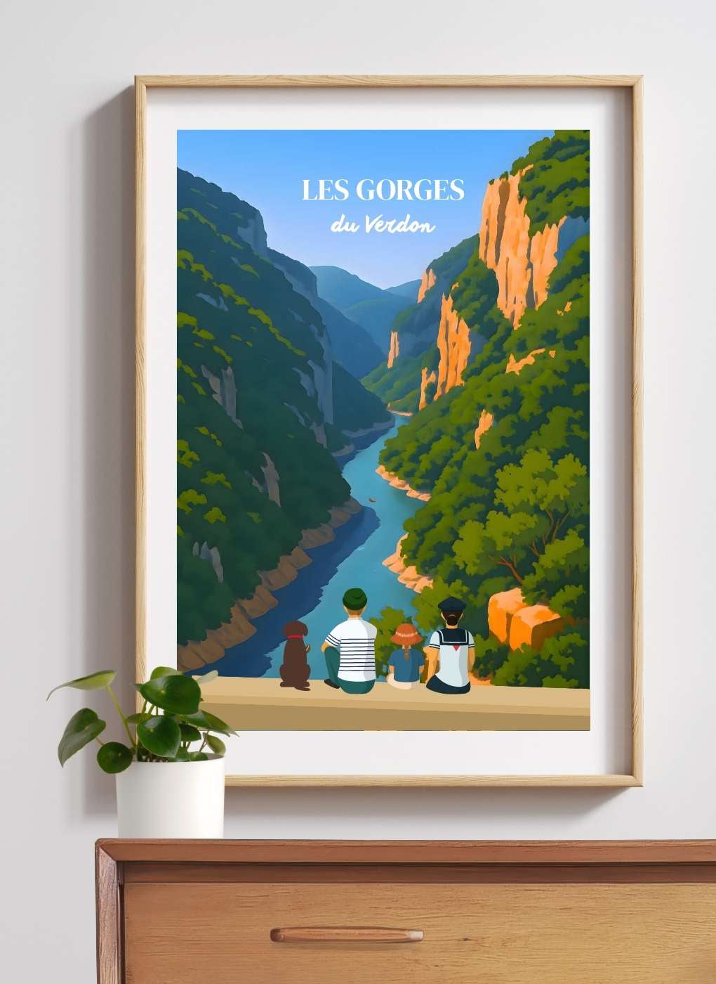 GORGES DU VERDON - Affiche personnalisée