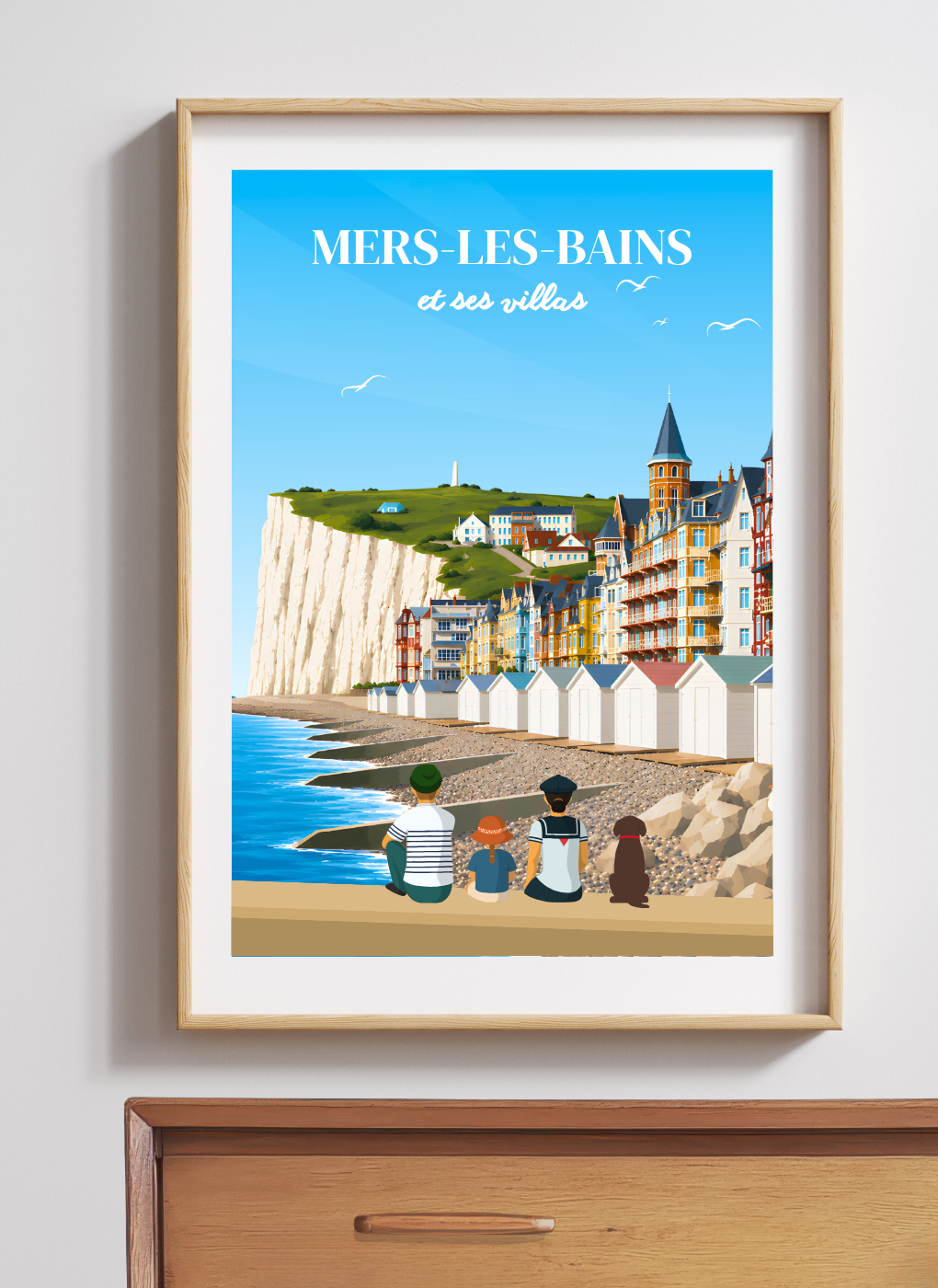 MERS-LES-BAINS - Affiche personnalisée