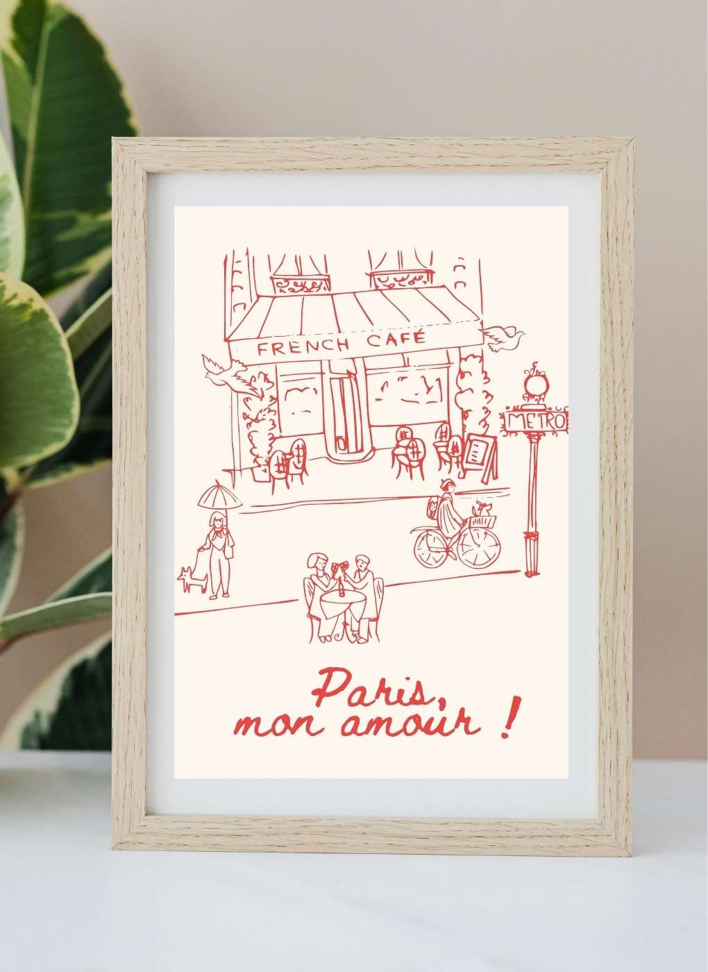 PARIS MON AMOUR – Affiche prête à imprimer