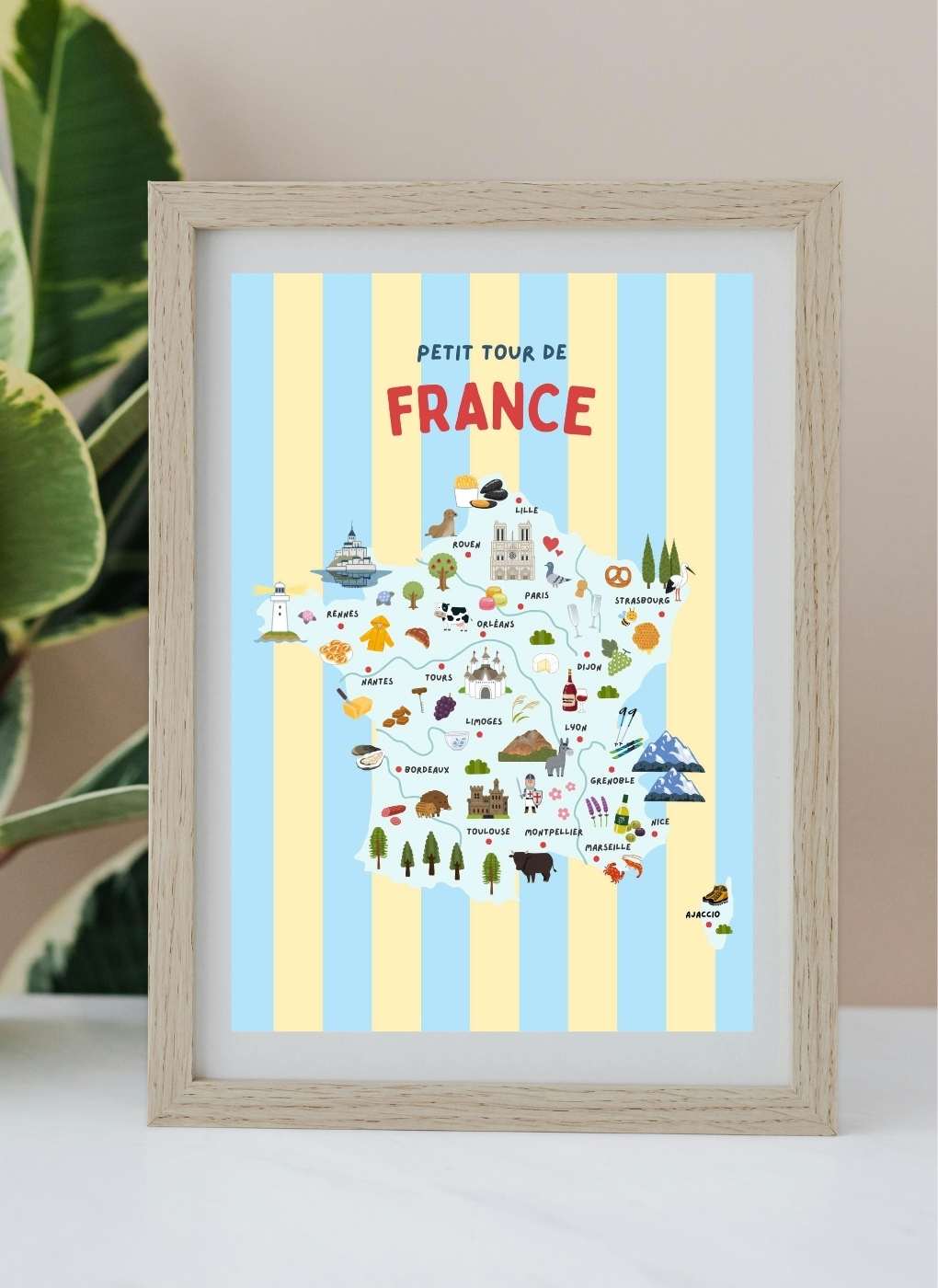 PETIT TOUR DE FRANCE – Affiche prête à imprimer