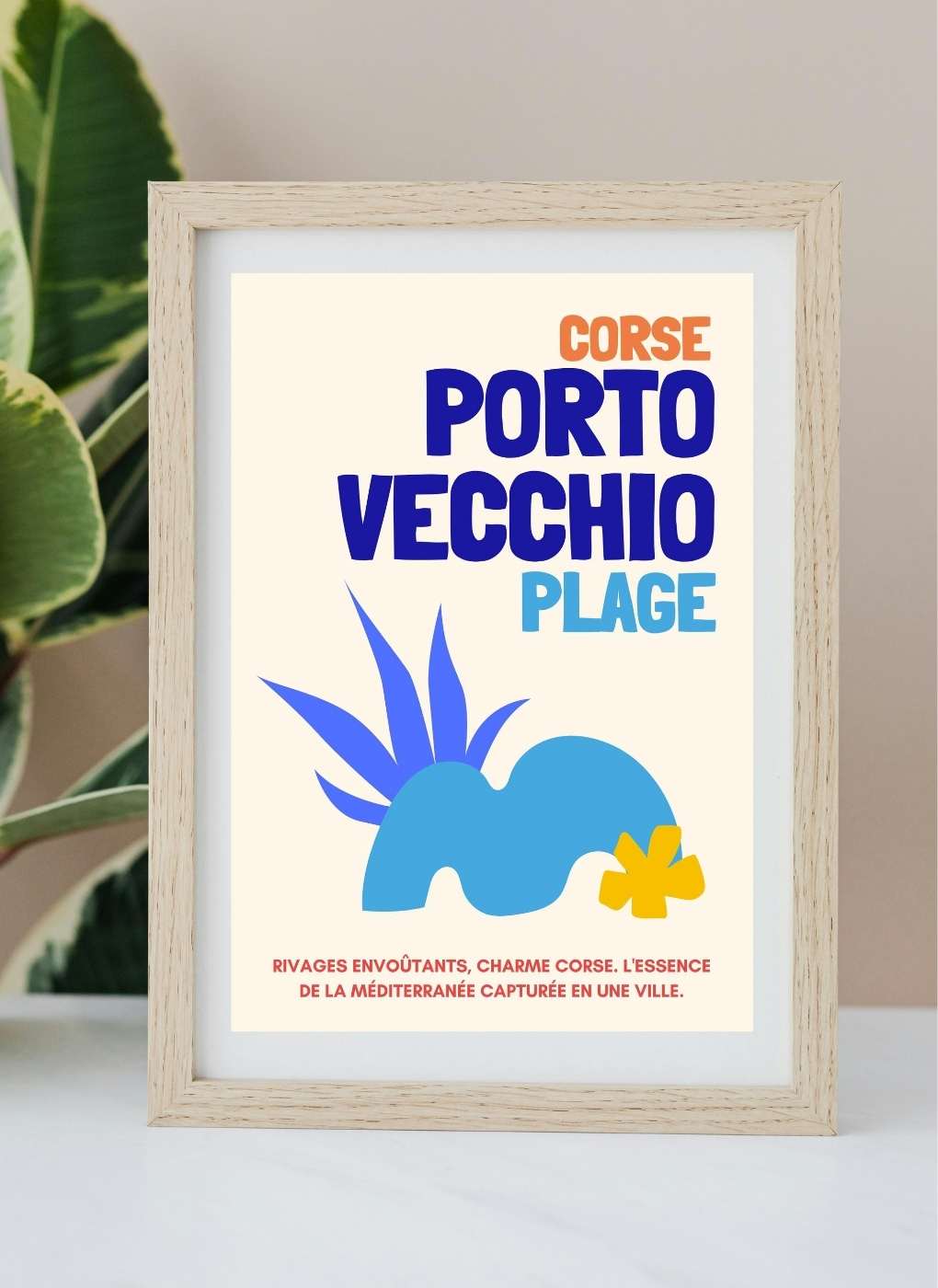 PORTO VECCHIO – Affiche prête à imprimer