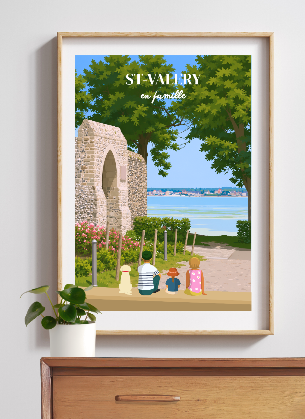 SAINT-VALERY-SUR-SOMME Porte - Affiche personnalisée