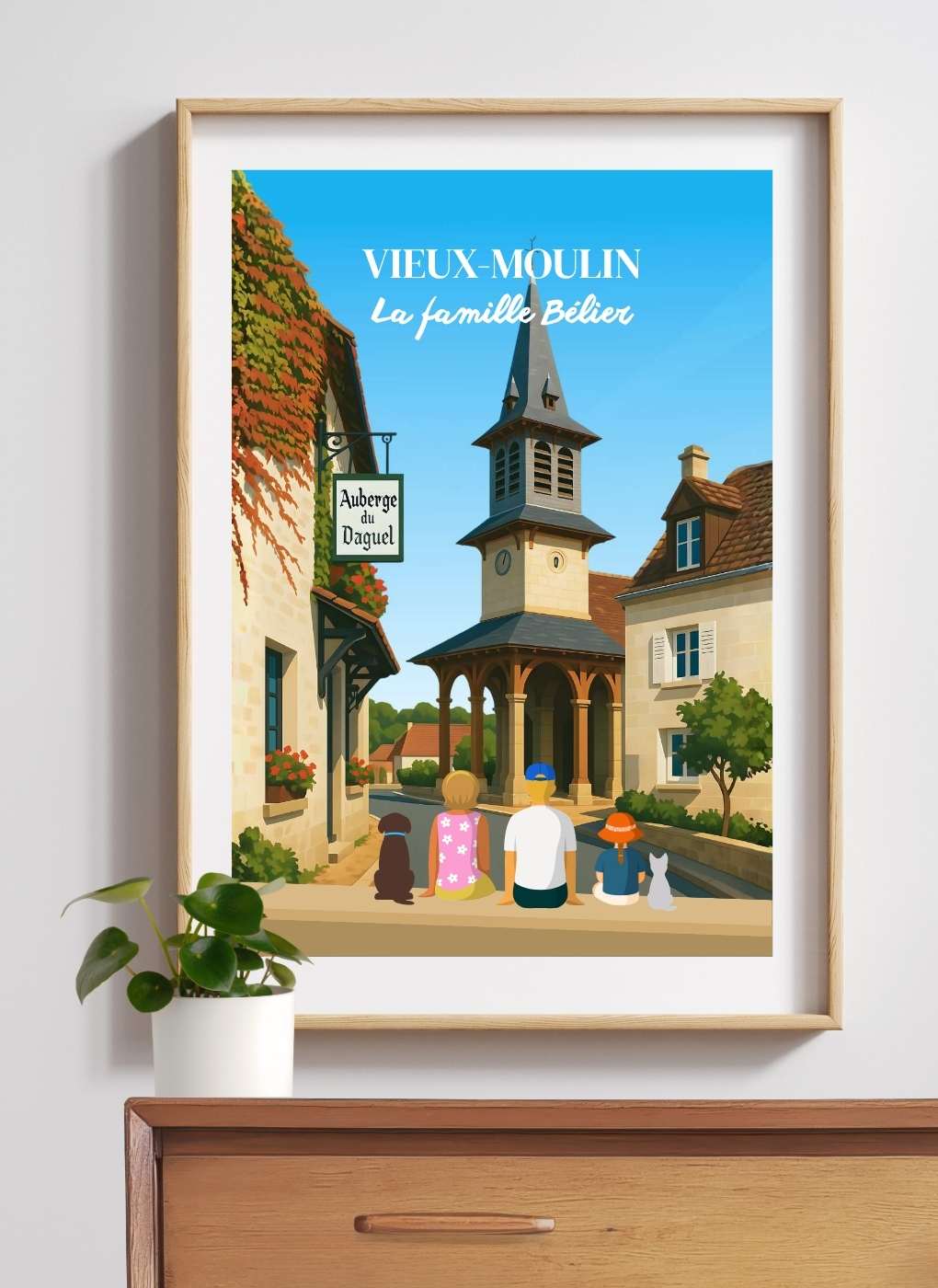 VIEUX MOULIN – Affiche personnalisée