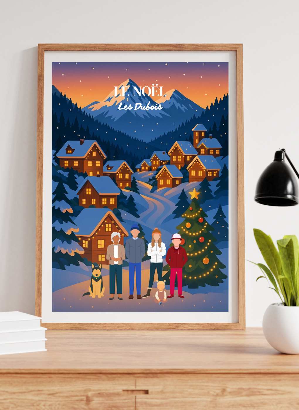 MONTAGNE Noël – Affiche personnalisée