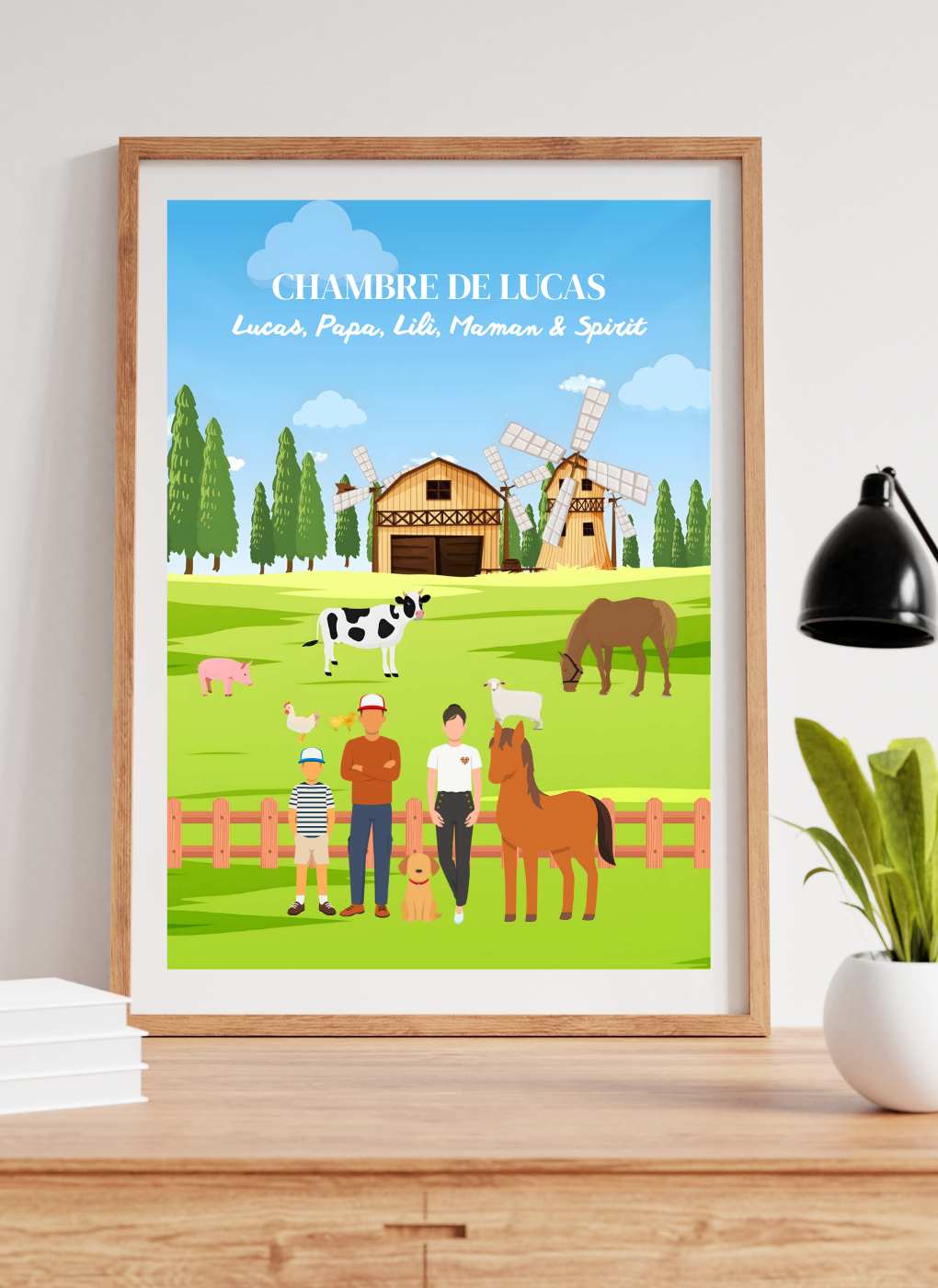 LA FERME – Affiche personnalisée