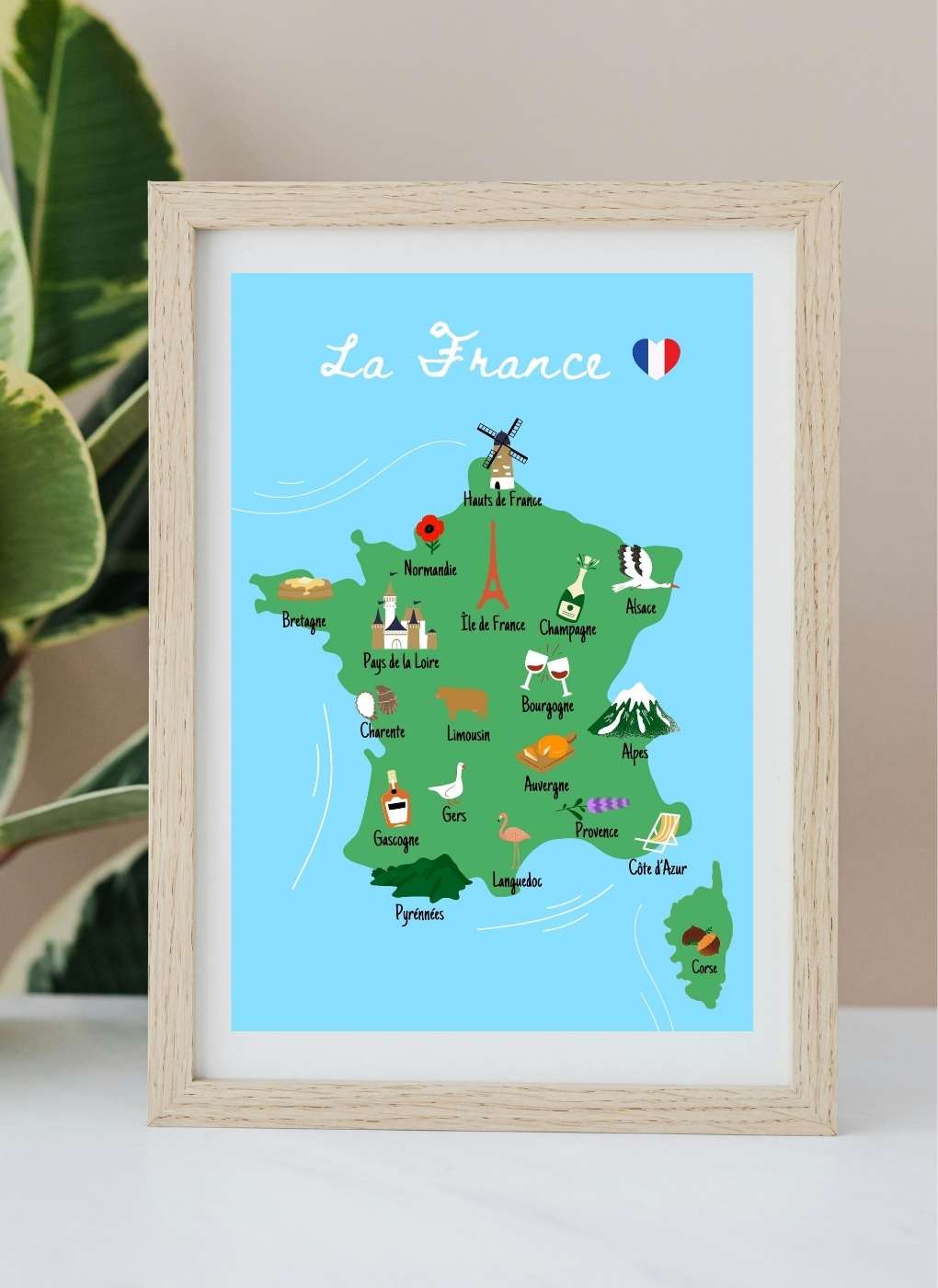 LA FRANCE – Affiche prête à imprimer