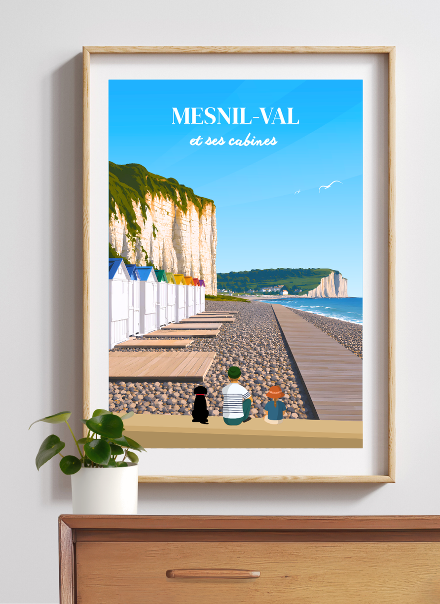 MESNIL-VAL - Affiche personnalisée