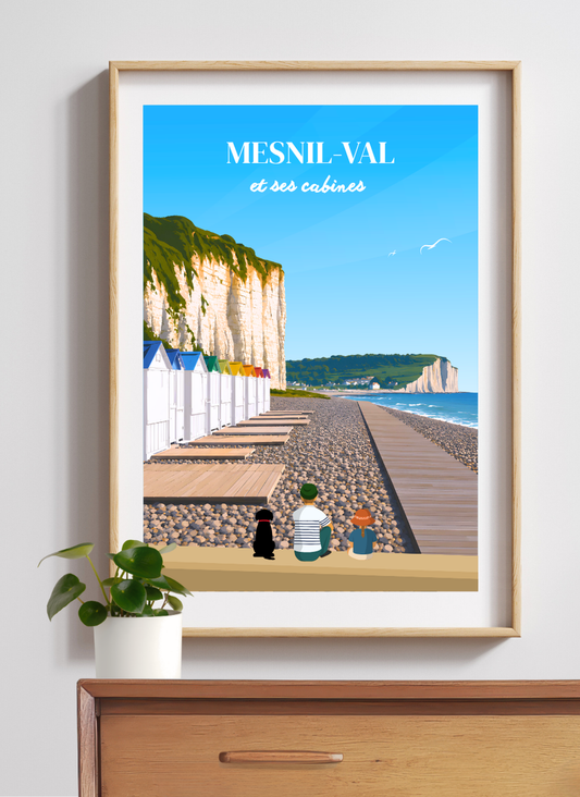 MESNIL-VAL - Affiche personnalisée