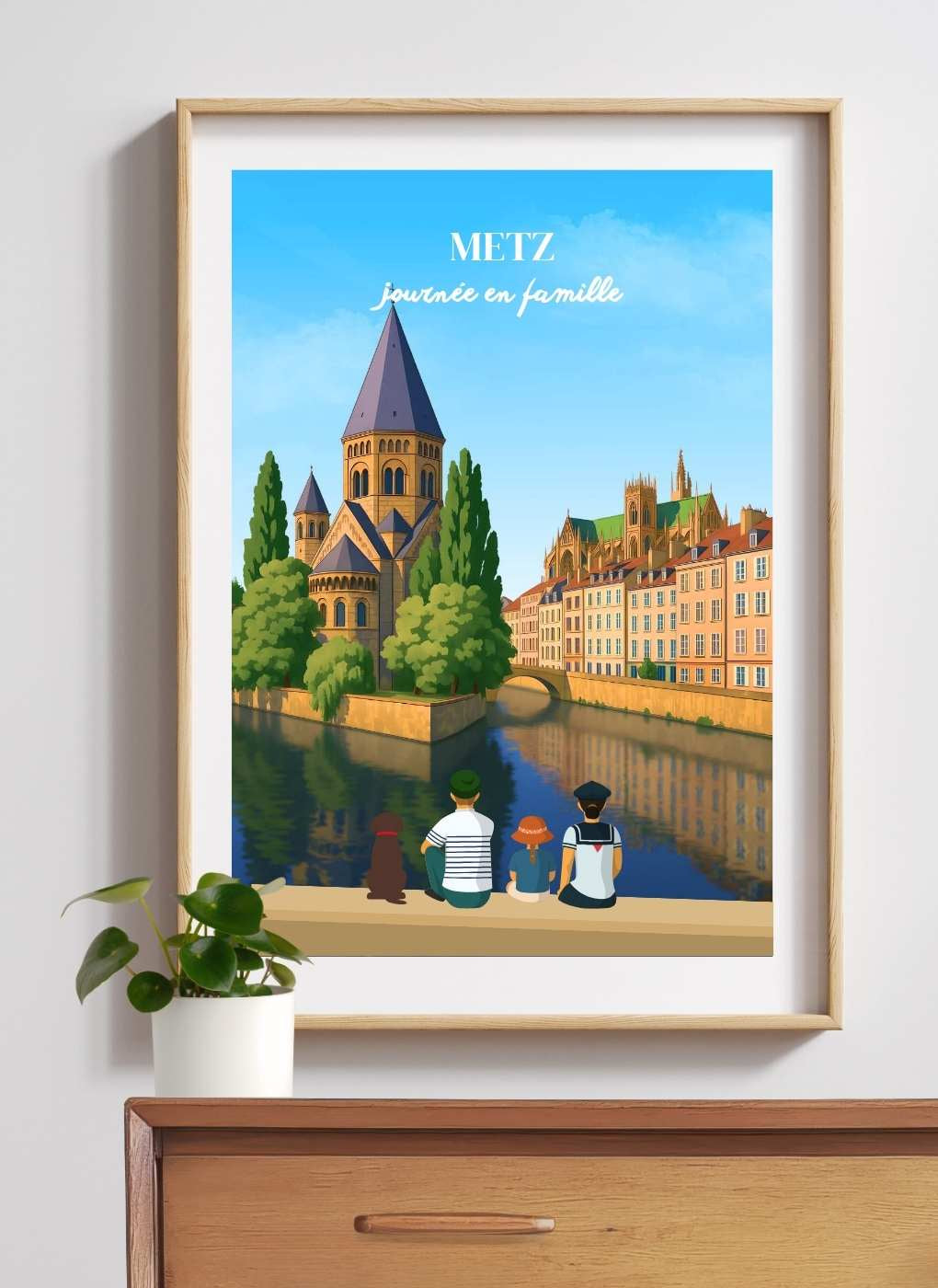 METZ - Affiche personnalisée