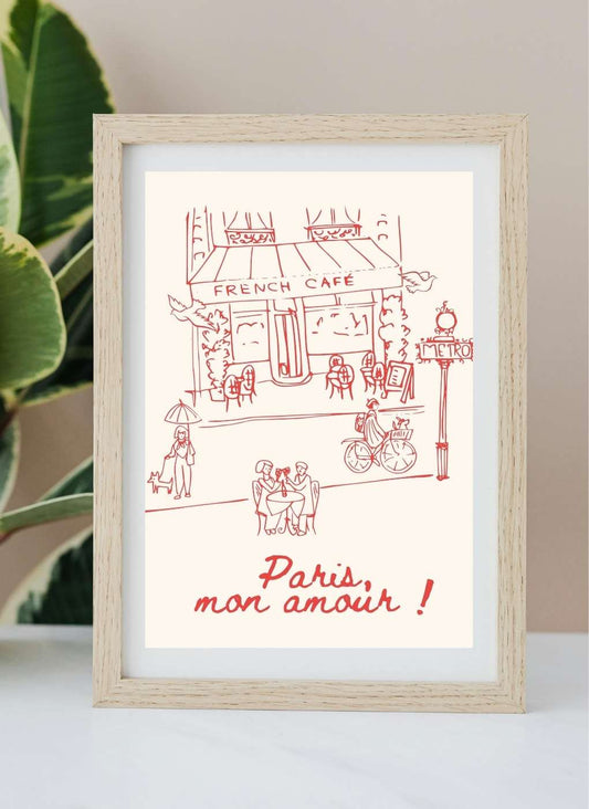PARIS MON AMOUR – Affiche prête à imprimer