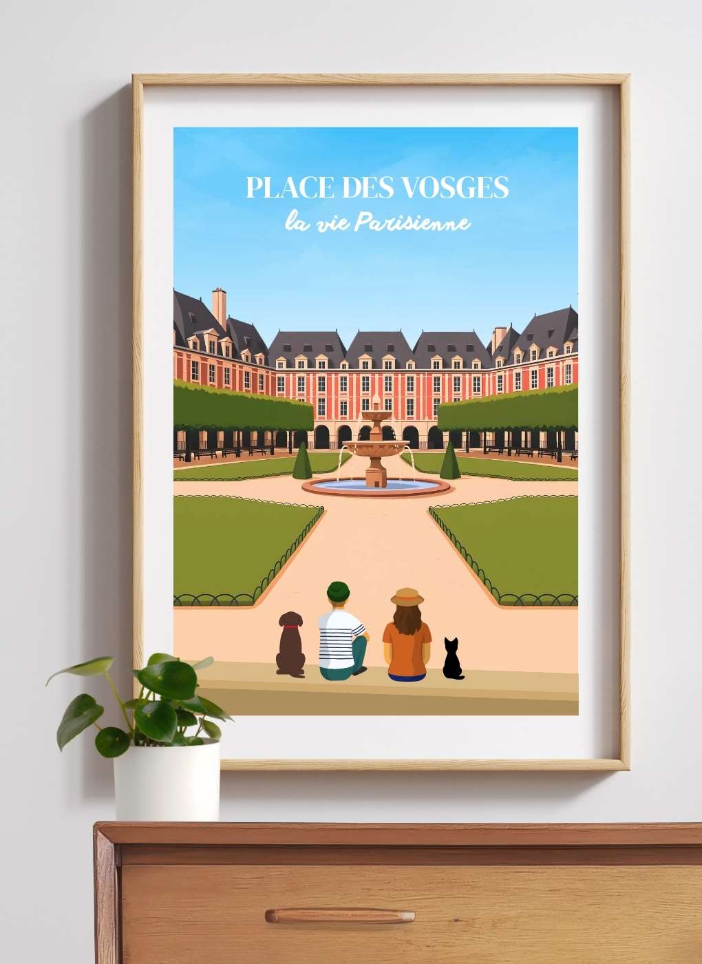 PARIS place des Vosges #2 – Affiche personnalisée