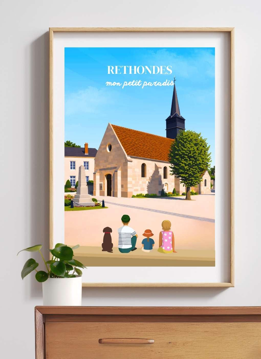 RETHONDES - Affiche personnalisée