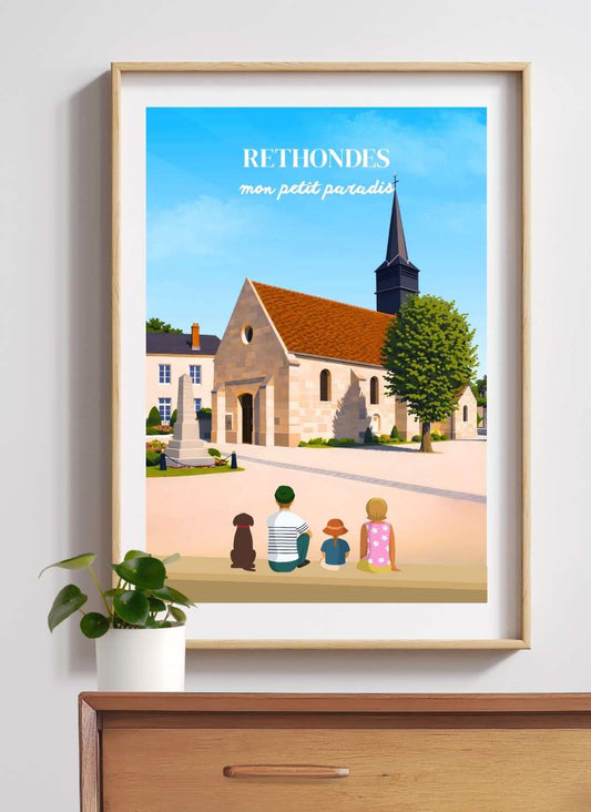 RETHONDES - Affiche personnalisée