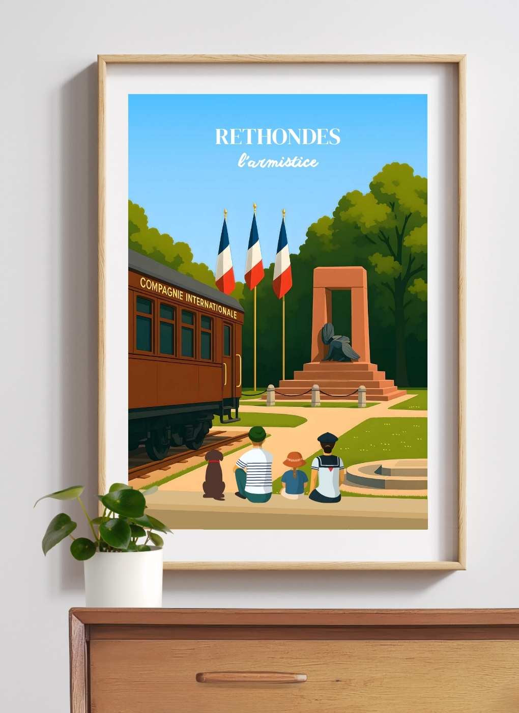 RETHONDES Armistice - Affiche personnalisée