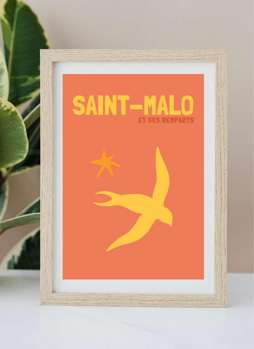 SAINT-MALO – Affiche prête à imprimer
