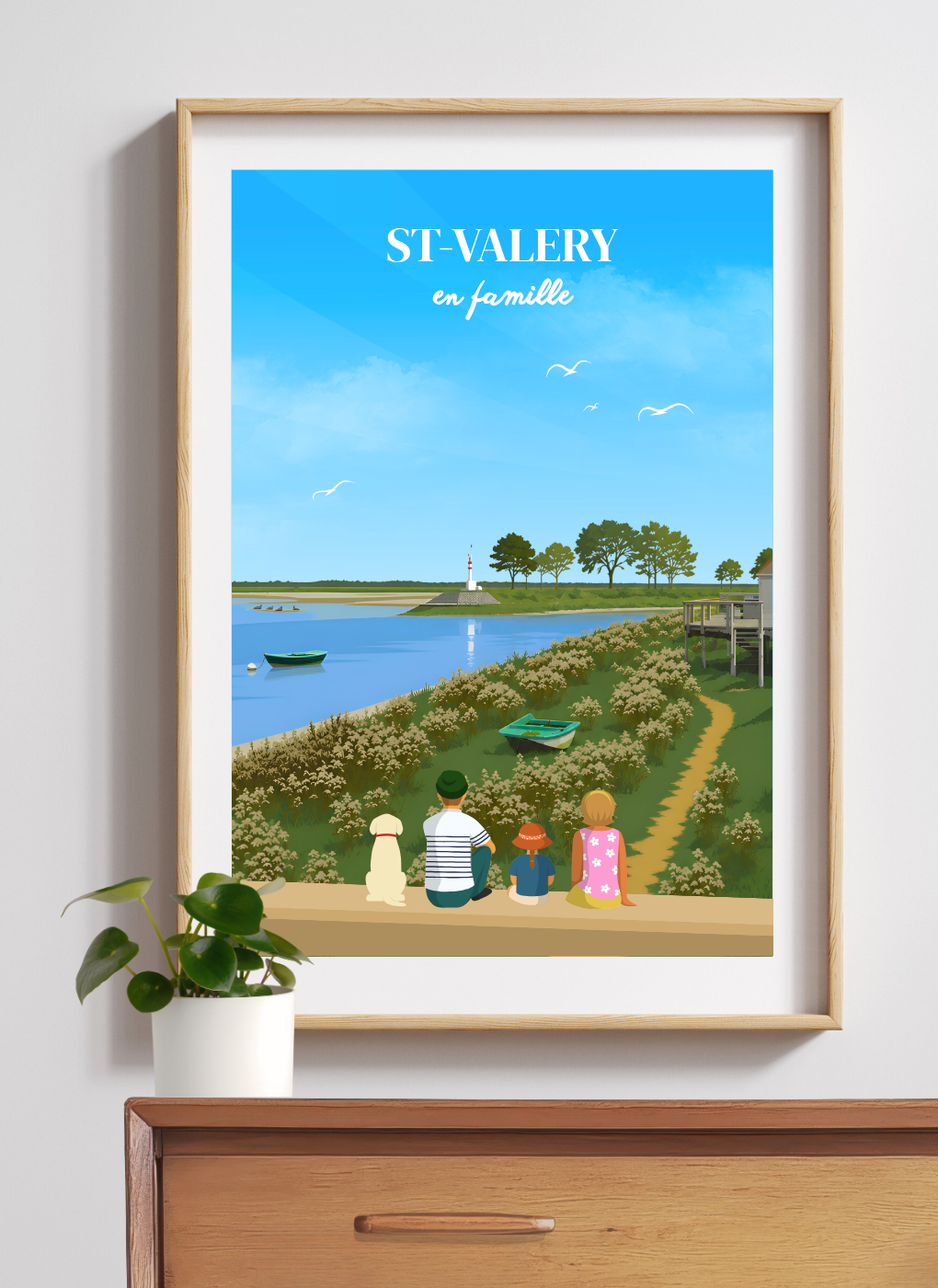 SAINT-VALERY-SUR-SOMME #2 - Affiche personnalisée