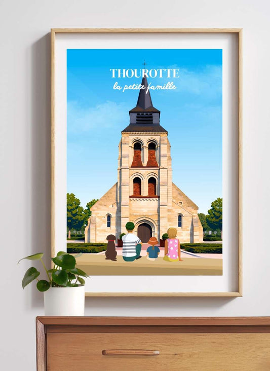 THOUROTTE - Affiche personnalisée