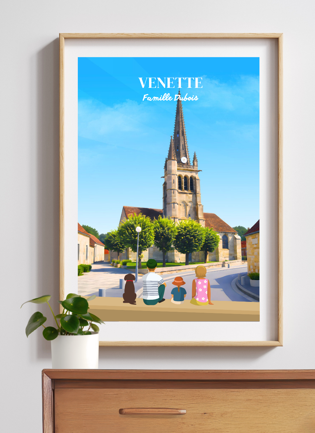 VENETTE Église - Affiche personnalisée