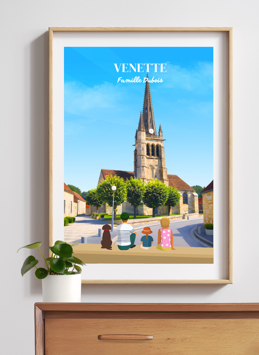VENETTE Église - Affiche personnalisée