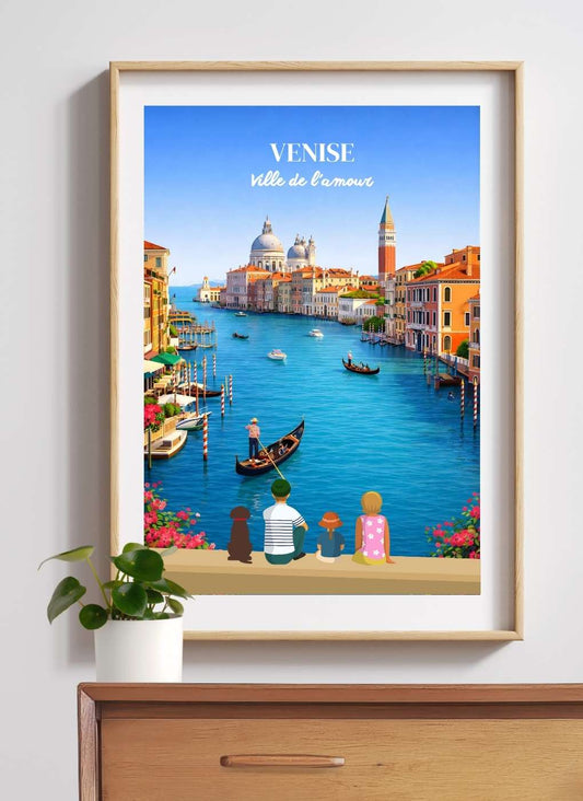 ITALIE Venise - Affiche personnalisée