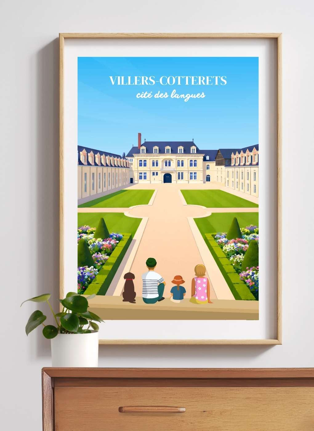 VILLERS-COTTERETS - Affiche personnalisée