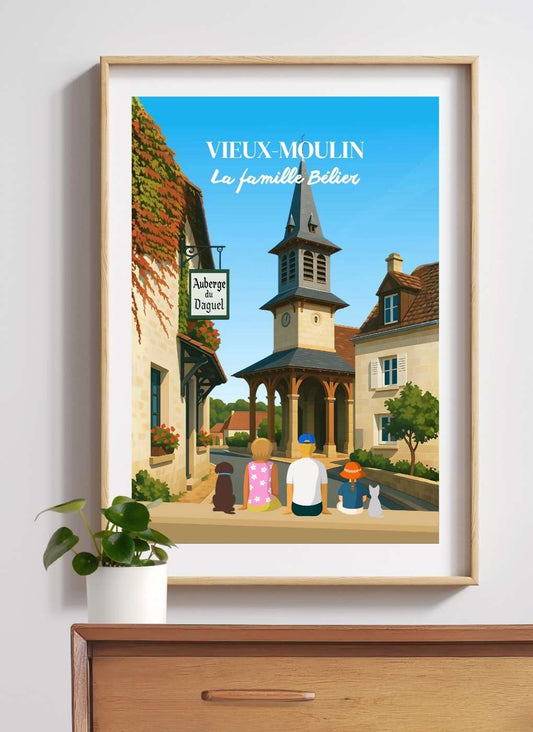 VIEUX MOULIN – Affiche personnalisée